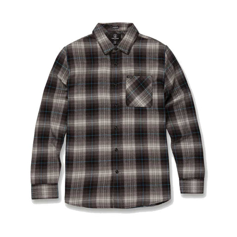 Brixton Kemostone L/S Flannel -  Black