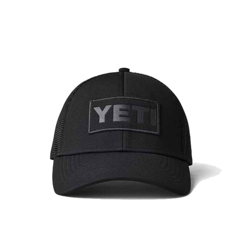 Yeti Core Patch Trucker Hat - Black/Black