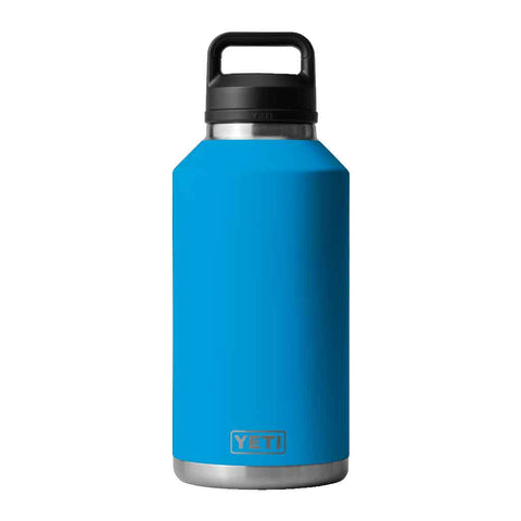 Yeti Rambler 64oz Bottle Chug - Big Wave Blue