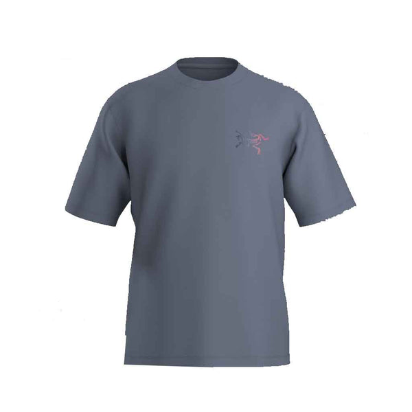 Arcteryx Kragg Cotton Logo S/S - Stratus/Multi