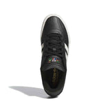 Adidas Busenitz Vulc II - Vintage Leather - Black/White/Gold Front