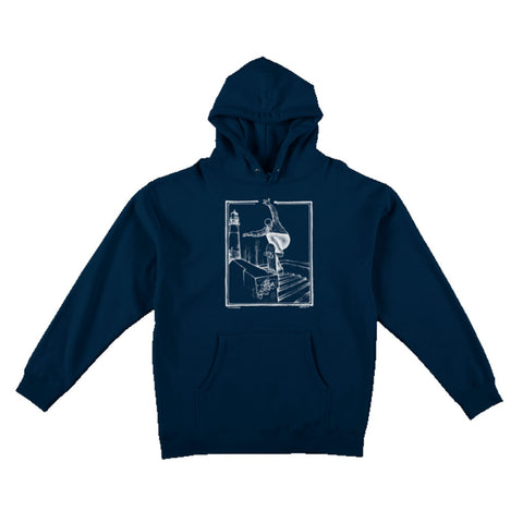 Antihero BA Lance Hoodie - Navy/White