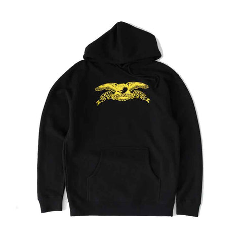 Antihero Basic Eagle Hood - Black/Gold