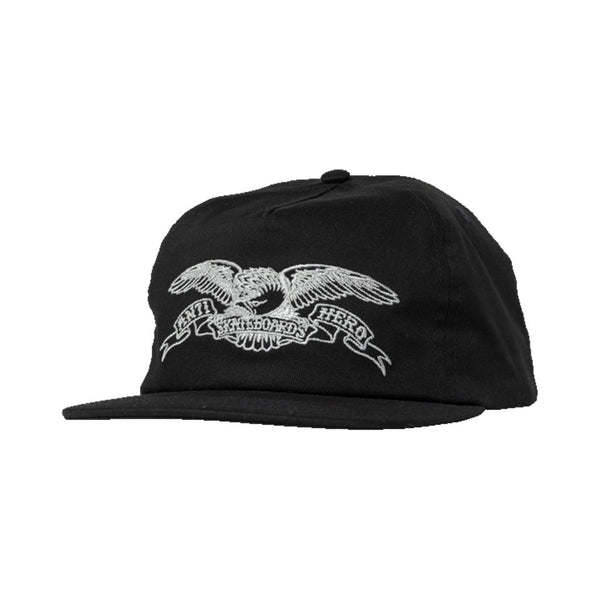 Antihero Basic Eagle Snapback - Black/Grey