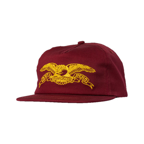Antihero Basic Eagle Snapback - Wine