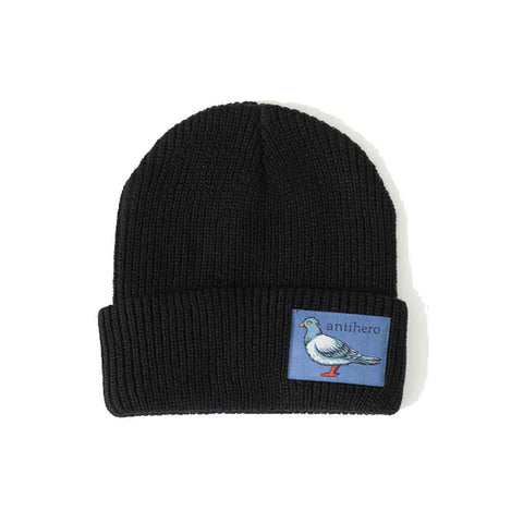 Anti Hero Lil Pigeon Label Cuff Beanie - Black