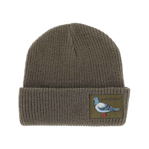 Anti Hero Lil Pigeon Label Cuff Beanie - Brown