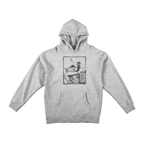 Antihero Phelps Lance Hoodie - Grey Heather