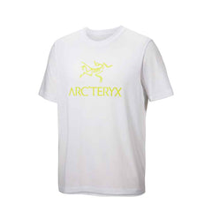 Arcteryx Arc'word Logo Shirt S/S Tee - White Light | Boarders