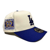 New Era 940AF LA Dodgers 25 B2B Snapback - Chrome/Dark Royal Side