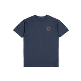 Brixton Crest II S/S T-shirt - Washed Navy/Straw/Paradise Orange2