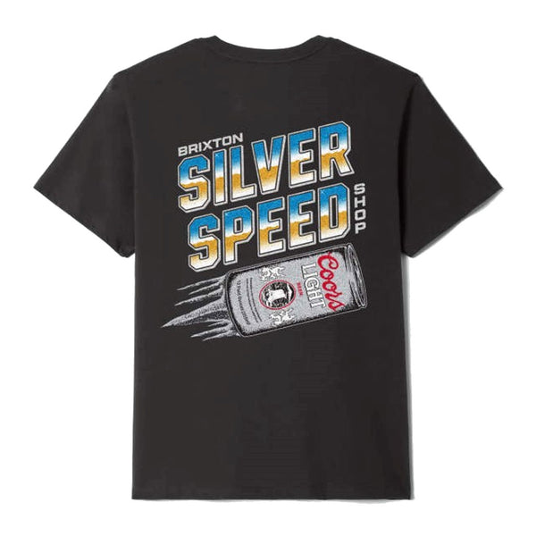 Brixton x Coors Light Silver Speed S/S Tee - Black