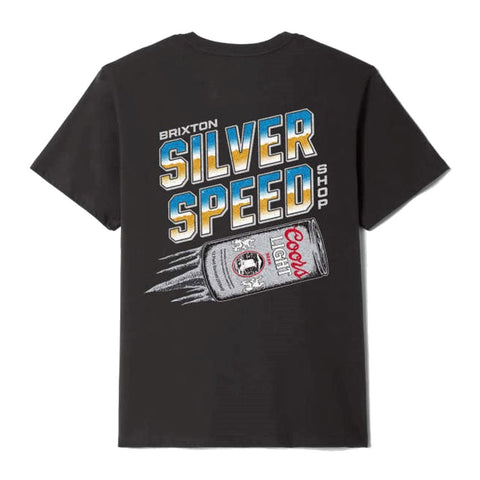Brixton x Coors Light Silver Speed S/S Tee - Black