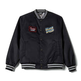 Brixton x Coors Light Silver Speed Shop Jacket - Black/Silver Front