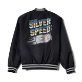 Brixton x Coors Light Silver Speed Shop Jacket - Black/Silver