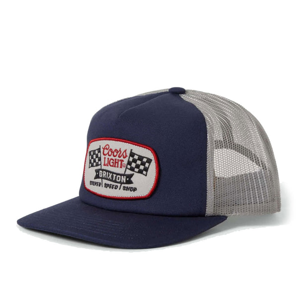 Brixton x Coors Light Pit Stop MP Trucker - C.Navy/Silver