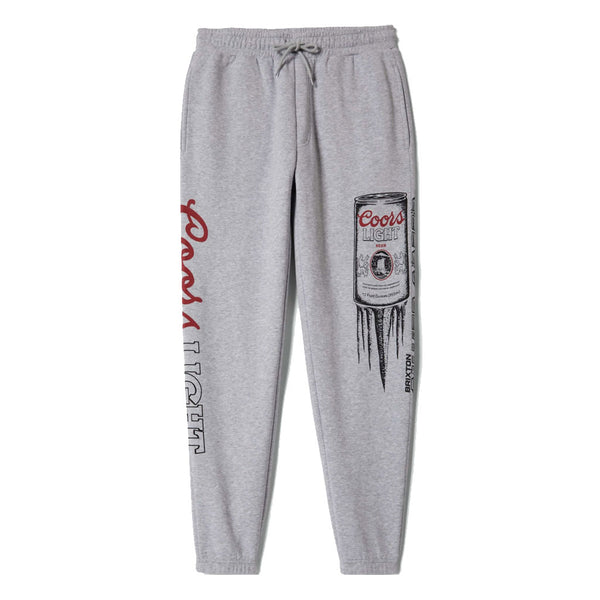 Brixton x Coors Light Silver Speed Sweatpant - Heather Grey