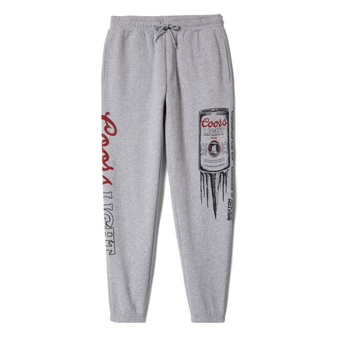 Brixton x Coors Light Silver Speed Sweatpant - Heather Grey