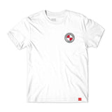 Chocolate SJ Beamer S/S Tee - White Front