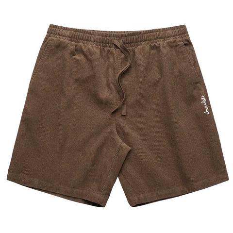 Chocolate Cord Shorts - Brown