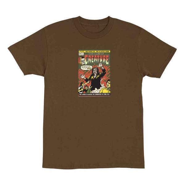 Creature Comic Book Relic S/S Tee - Dark Chocolate