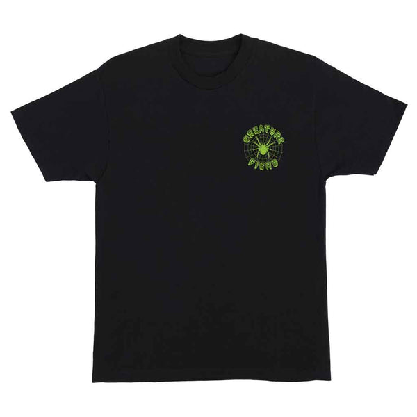 Creature Web Chest S/S Tee - Black