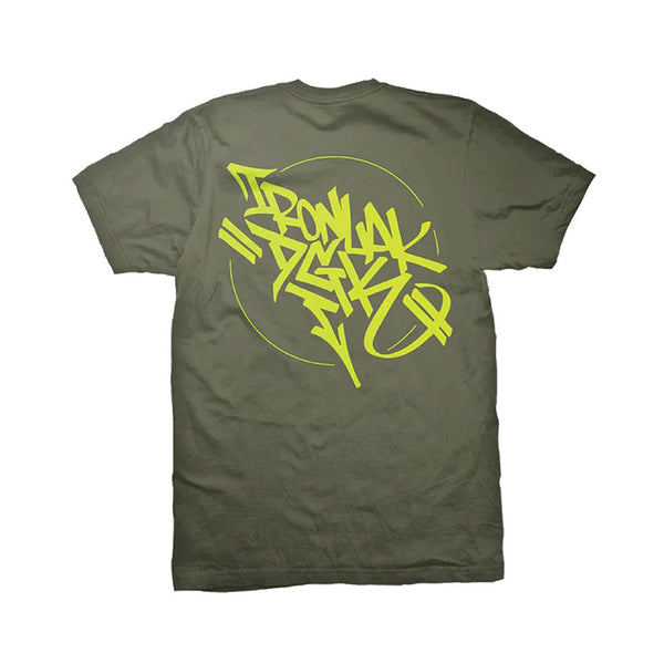 DGK x Ironlak Hands Off S/S Tee - Military Green