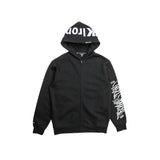 DGK x Ironlak Tag Zip Hoodie - Black Front