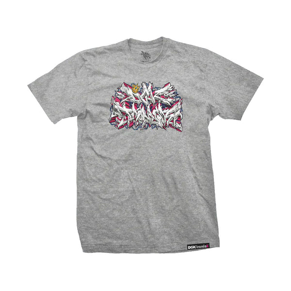 DGK x Ironlak Volts S/S Tee - Athletic Heather