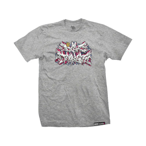 DGK x Ironlak Volts S/S Tee - Athletic Heather