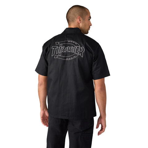 Dickies x Thrasher Work Shirt - Black
