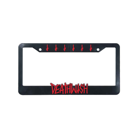 Deathwish Deathspray License Plate - Black