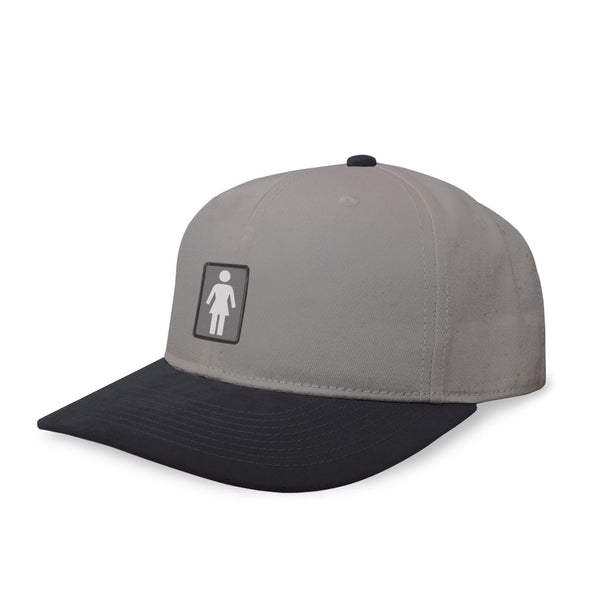 Girl Classic OG Snapback Hat - Black/Grey