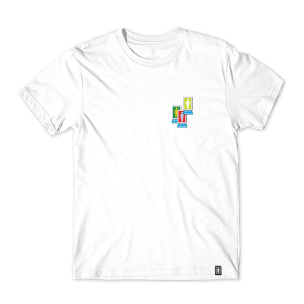 Girl Desktop Chaos S/S Tee - White