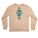 Girl Lance Crewneck - Sand back