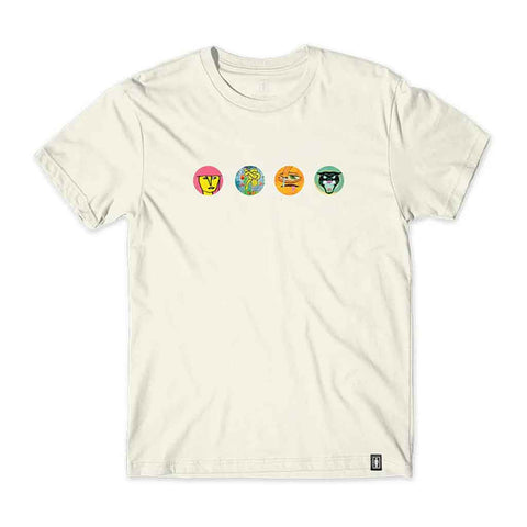 Girl Legend Heads S/S Tee - Cream