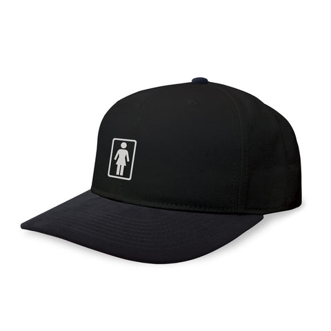 Girl Mo Classic Snapback Hat - Black