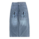 Gloe Products Wide Leg - Cross Jean V2 - Grey Washed