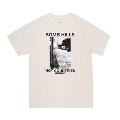 GX1000 Bomb Hills Not Countries Tee - Cream