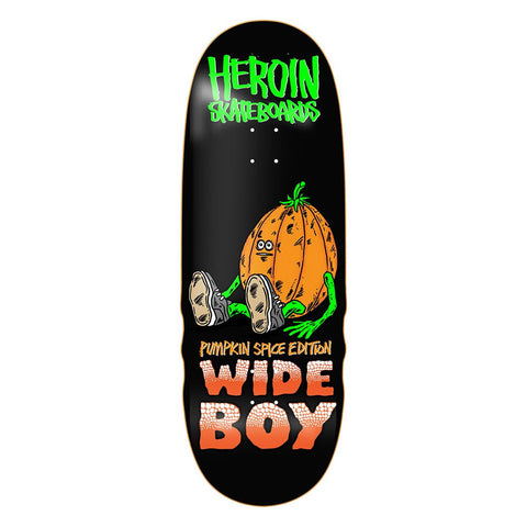 Heroin Pumpkin Spice Wide Boy 10.75" Deck