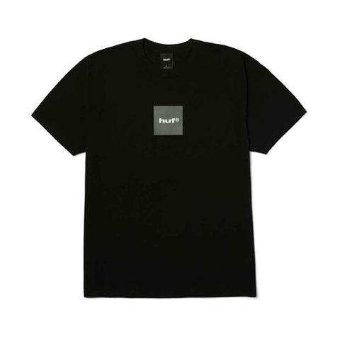 Huf Box Logo S/S Tee - Black/Grey