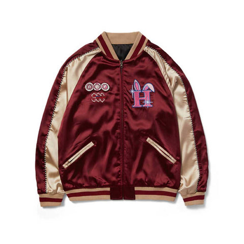 Huf x Freddie Gibbs Souvenir Jacket - Berry