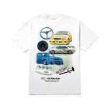 Huf x Greddy Parts S/S Tee - White