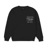 Huf x Greddy Retro Mod Crew - Black Front