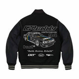 Huf x Greddy Varsity Jacket - Black