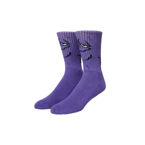 Huf Green Nuggets Crew Sock - Purple