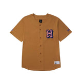 Huf H-Star Baseball Shirt - Desert