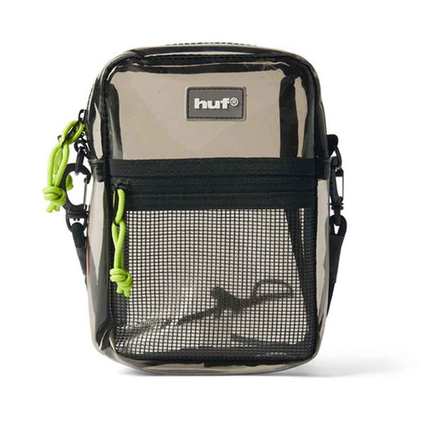 Huf Mercer Transparent Side Bag - Smoke Black