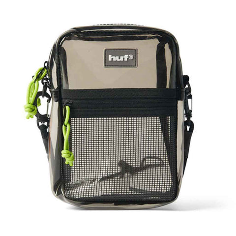 Huf Mercer Transparent Side Bag - Smoke Black