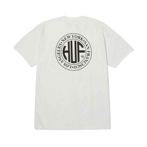 Huf Regional S/S Tee - White/Black